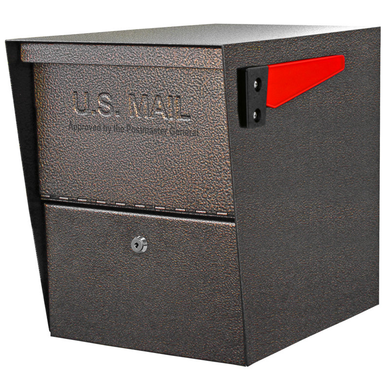 Mail Boss Package Master Locking Post Mounted Mailbox & Reviews Wayfair